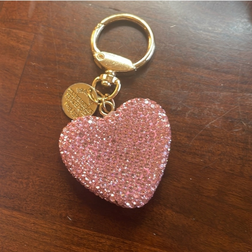 Pink Heart Keychain